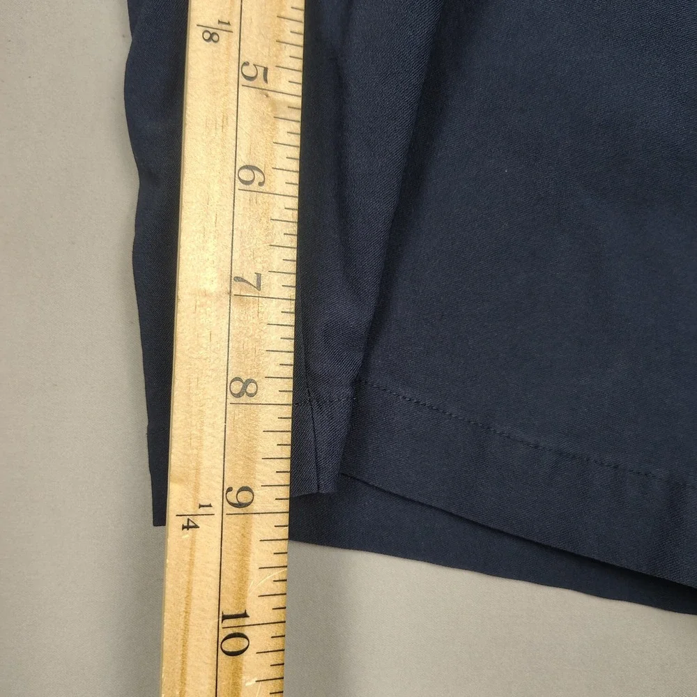 PGA Tour Golf Shorts Mens XL Blue Stretch Solid Viscose Blend SU37437